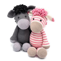 Stuffed Animals Donkey Alex & Zebra Zoë