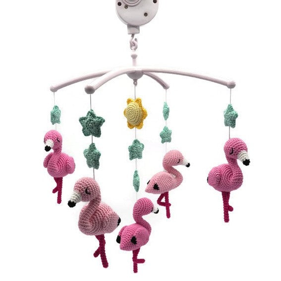 Baby Mobile Flamingo's